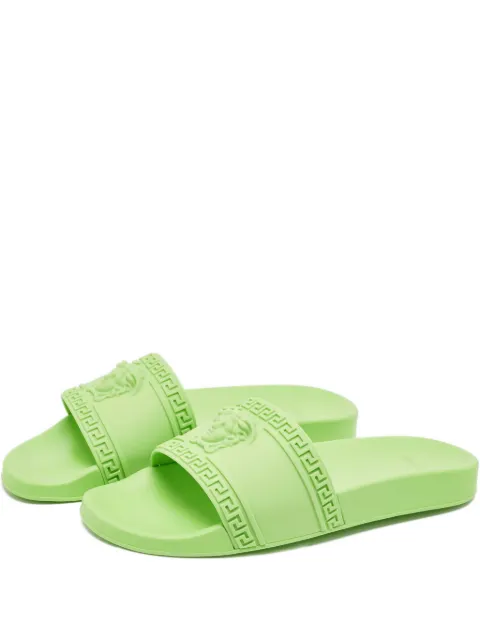 Versace Pre-Owned Medusa detail flip-flops Green 1049395