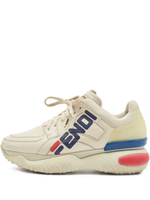 Fendi Pre-Owned x Fila Mania Platform sneakers Neutrals 856787