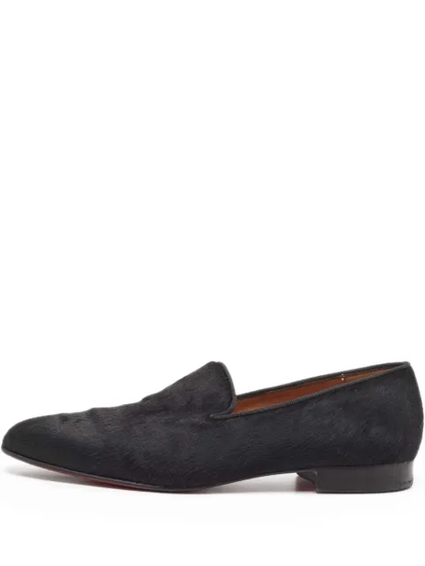Christian Louboutin Pre-Owned Dandelion loafers Black 936700