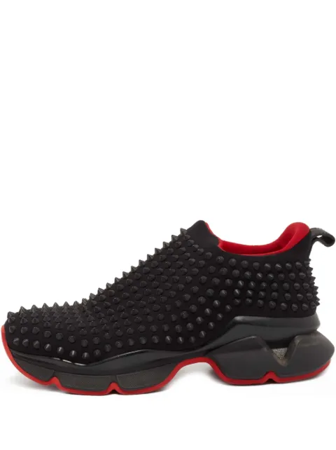 Christian Louboutin Pre-Owned Spike Sock sneakers Black 652022