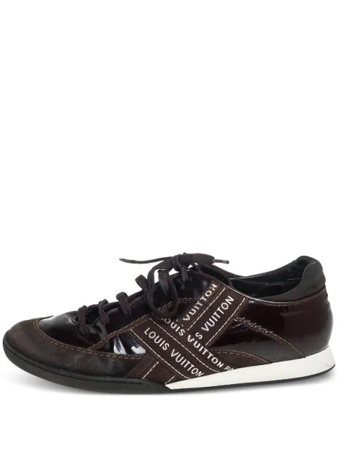 Louis Vuitton Pre-Owned suede sneakers Brown 433840