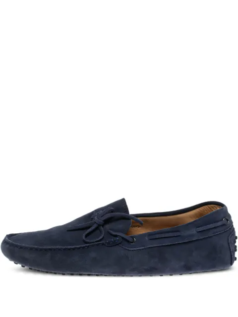 Tod's Vintage pre-owned suede boat shoes Blue 317841