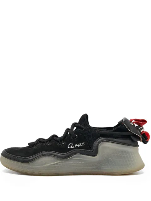 Christian Louboutin Pre-Owned Arpoador suede sneakers Black 1111578
