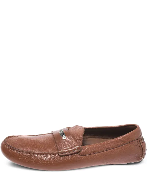 Burberry Pre-Owned leather loafers Brown 268098