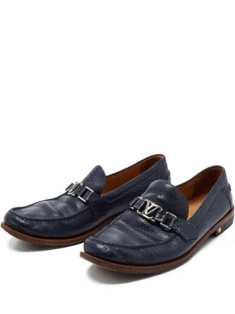 Louis Vuitton Pre-Owned Major loafers Blue 725313