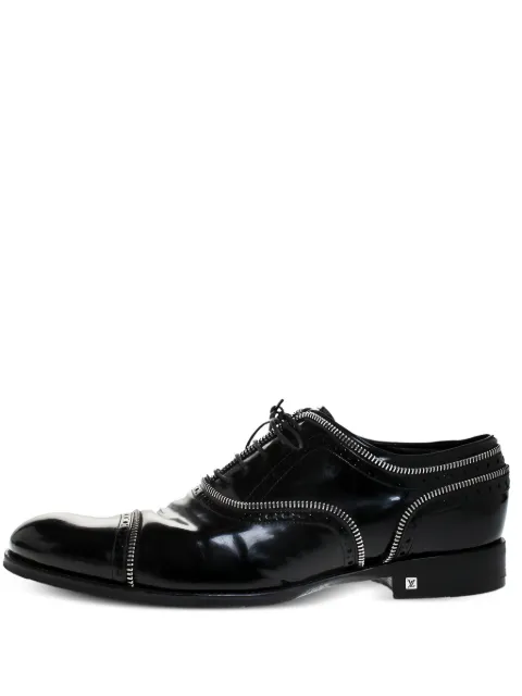 Louis Vuitton Pre-Owned lace-up derby shoes Black 268385