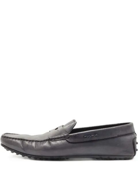 Tod's Vintage slip-on loafers Grey 858907
