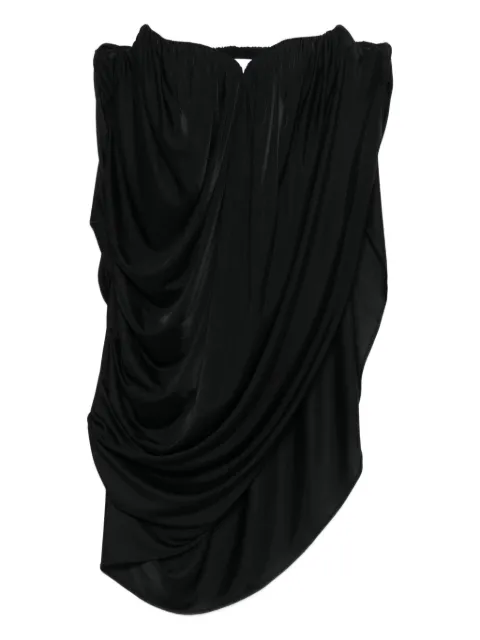 Giuseppe Di Morabito draped strapless top Black 05FWTO3490531599