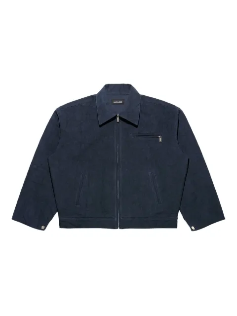 Mainless zip-up jacket Blue MLCJT002