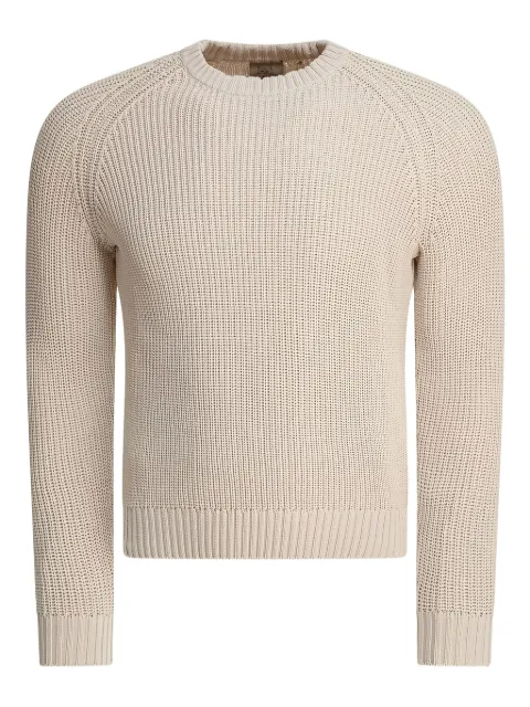 RAKKI raglan-sleeved cotton sweater Neutrals SUMMERBELCALCE