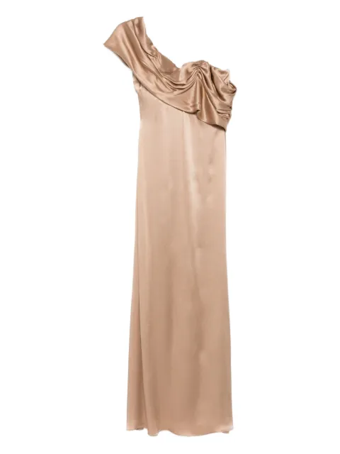 Giuseppe Di Morabito draped one-shoulder dress Neutrals 05FWDR50005301