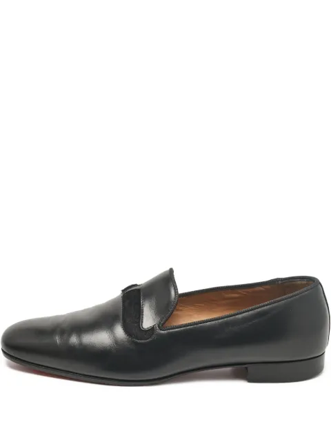 Christian Louboutin Pre-Owned leather loafers Black 1043635