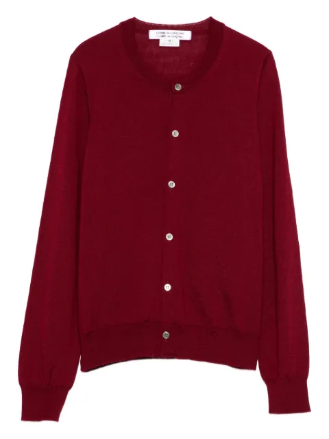 Comme Des Garçons button-front cardigan Red RPN5093