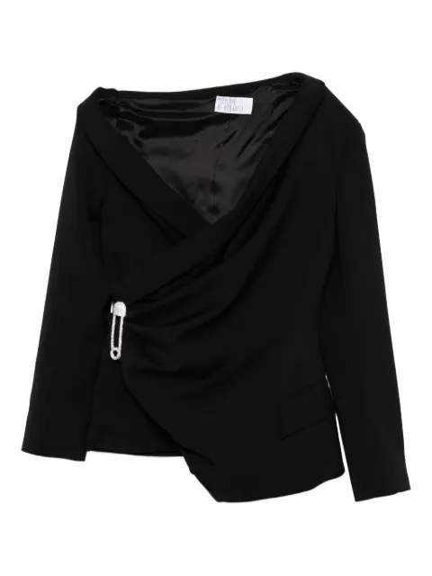 Giuseppe Di Morabito safety-pin blazer Black 05FWJA124X05327A