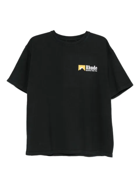 RHUDE logo-print T-shirt Black RHPF25TT100120027