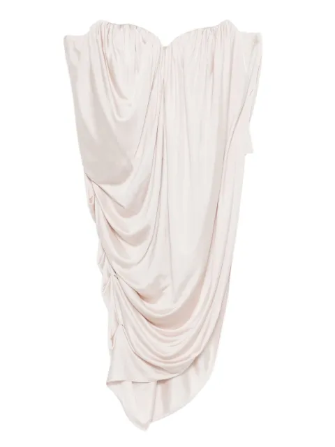 Giuseppe Di Morabito ruched draped top White 05FWTO3490531502