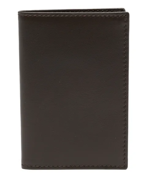 Comme Des Garçons Wallet logo-stamp leather wallet Brown SA6400801