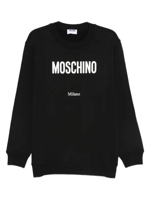 Moschino logo-print sweatshirt Black 170855281555