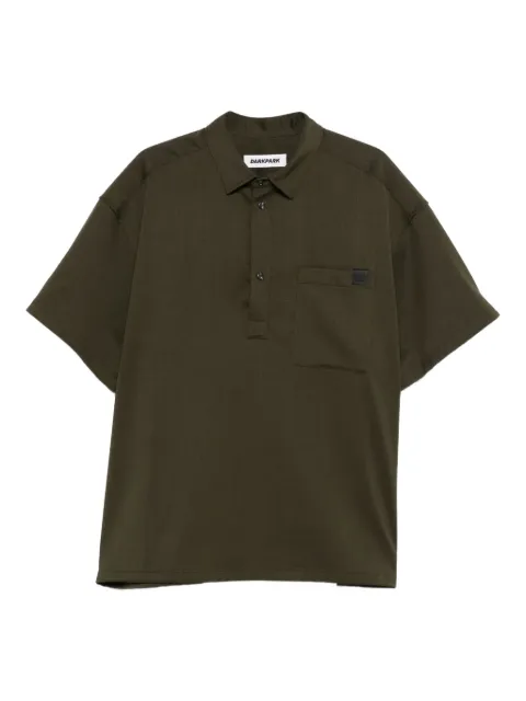 DARKPARK patch-pocket short-sleeve polo shirt Green MSH08FAW290061