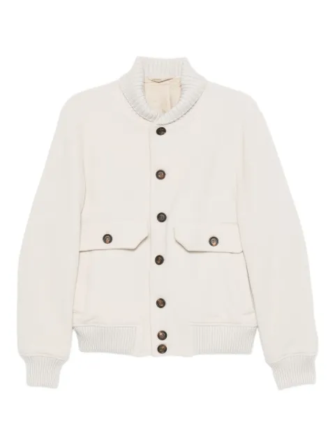 Eleventy button-fastening jacket Neutrals L75GBTL08TES0L05102