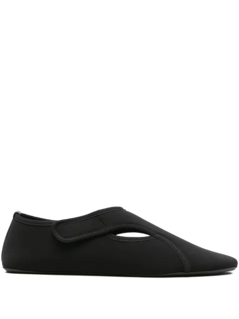 Alaïa touch-strap ballet flats Black AA3A065A016