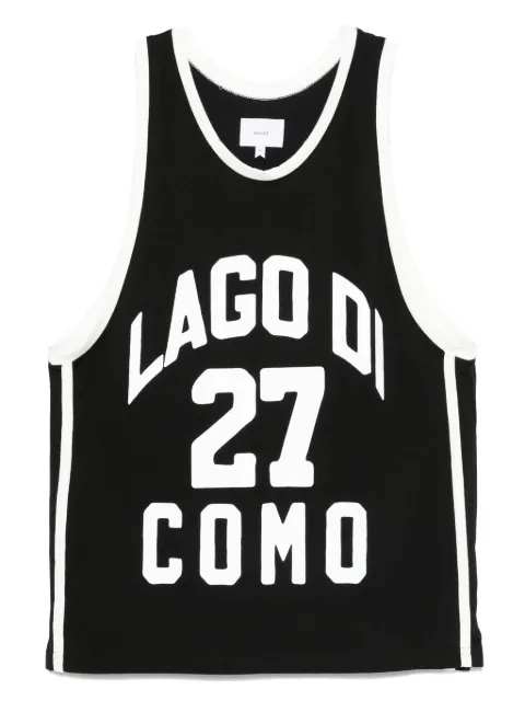 RHUDE x Como 1907 printed tank top Black RHSS25TA01230