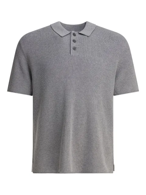 Alex Mill ribbed polo shirt Grey 253MW2693232HEATHERGREY