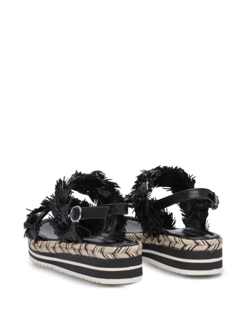 Toni Pons fringed platform sandals Black 11527Y00BLACK