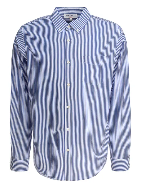 Alex Mill striped cotton shirt Black 211MS0492629BLUEWHITE