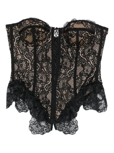 Giuseppe Di Morabito sweetheart-neckline corset top Black 05FWTO36705328