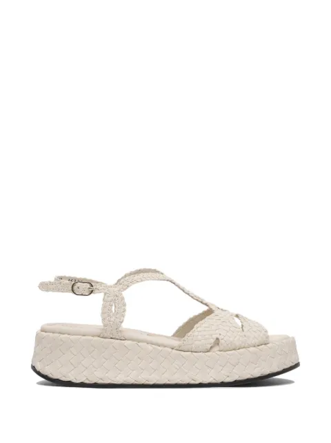 Toni Pons 95mm interwoven leather sandals Neutrals 10834T00SALINAS