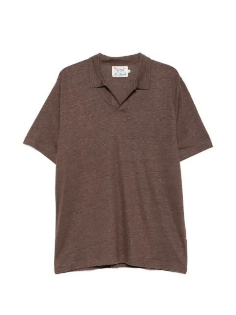 MC2 Saint Barth marl-effect T-shirt Brown FRS000100132H