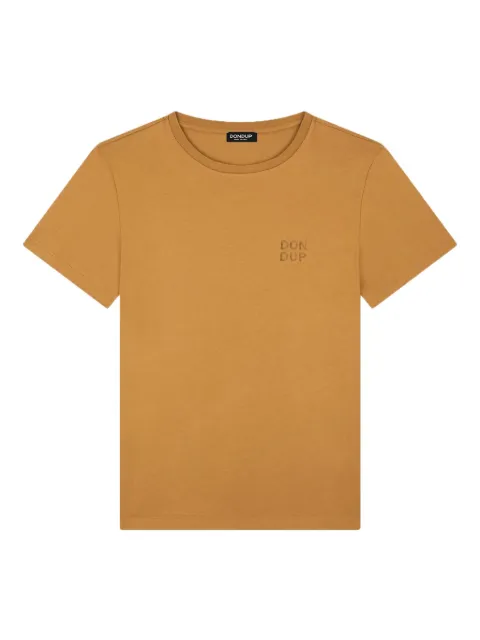 DONDUP logo-print T-shirt Brown US198JF0309UIT7397