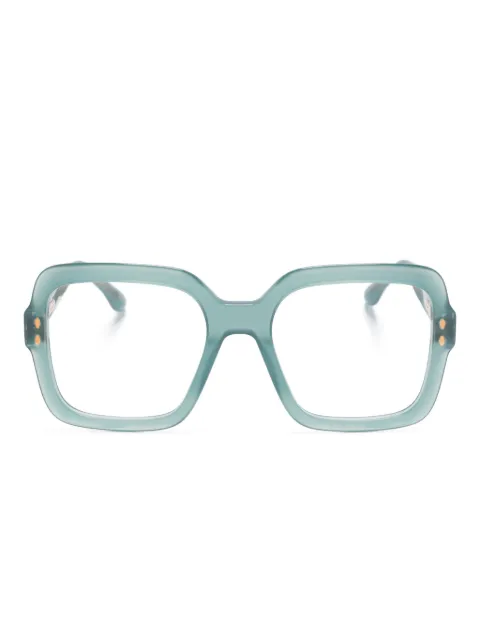 Isabel Marant Eyewear square-frame glasses Green IM0207