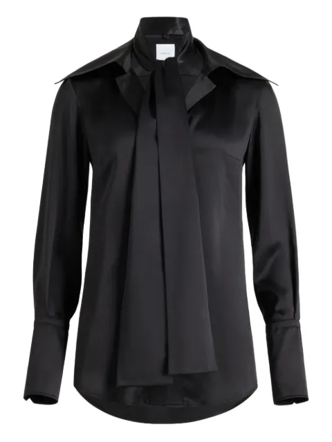 Patou wide-collar silk blouse Black BL0530229999B