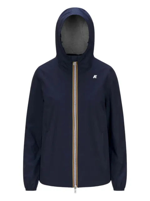 K-Way hooded zip jacket Blue K8138PW
