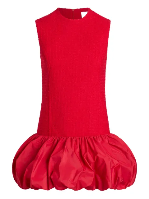 Patou tweed bubble-hem dress Red DR2050223312R