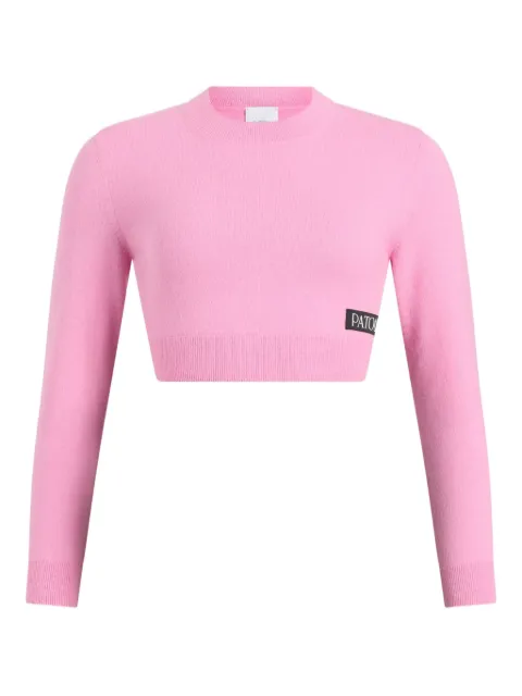 Patou merino-cashmere sweater Pink KN0998041458P
