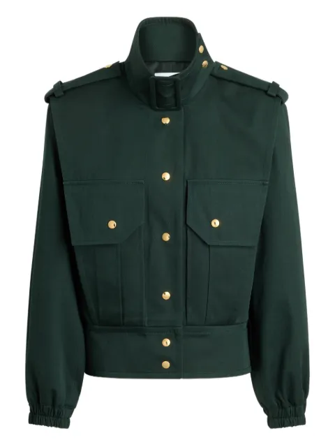 Patou military pocket jacket Green OU0400074755G
