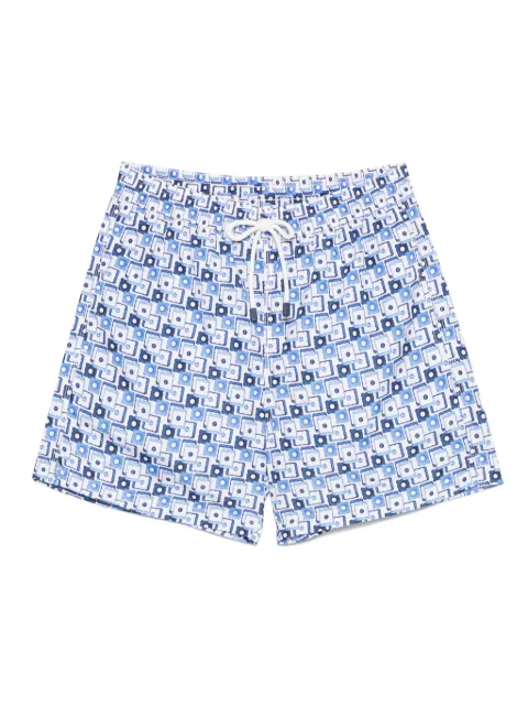 FIORIO MILANO geometric-print swim shorts Blue S9400536