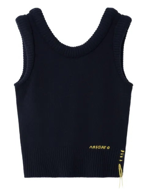 Axel Arigato Marla knit sleeveless vest Blue A3356002