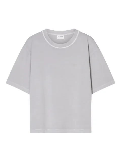 Closed trim-detail organic cotton T-shirt Grey C9550044H13