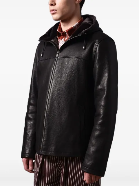 Poche Paris hooded jacket Black MW285BLACK