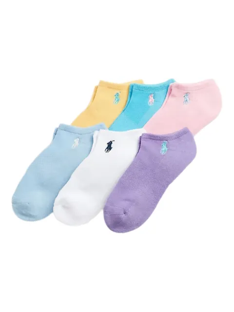 Polo Ralph Lauren ribbed-knit socks (pack of six) White 455942810001