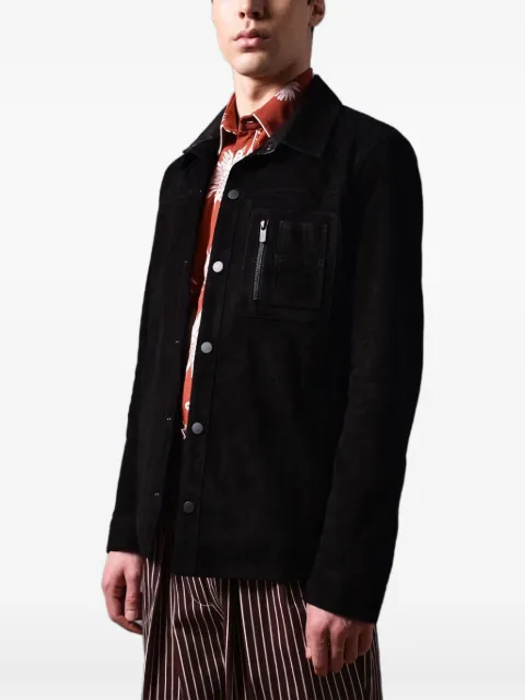 Poche Paris button-up jacket Black MW963BLACK