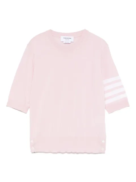 Thom Browne stripe-detail top Pink FKA471BY1014