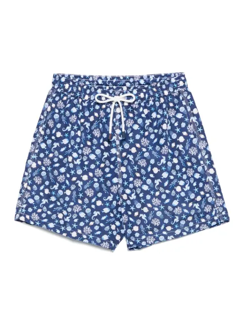 FIORIO MILANO sea-print swim shorts Blue S9400521