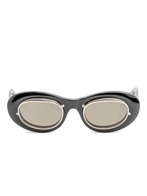 Matsuda oval-frame sunglasses Black 10604H