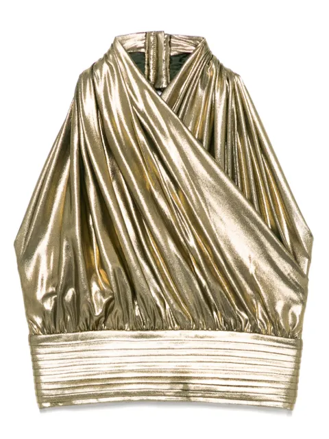 Herve L. Leroux Kelly top Gold KELLYLAME