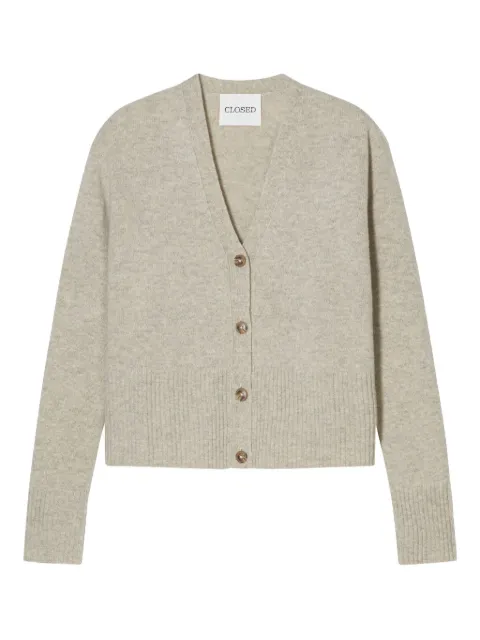 Closed wool cardigan Neutrals C9625492022
